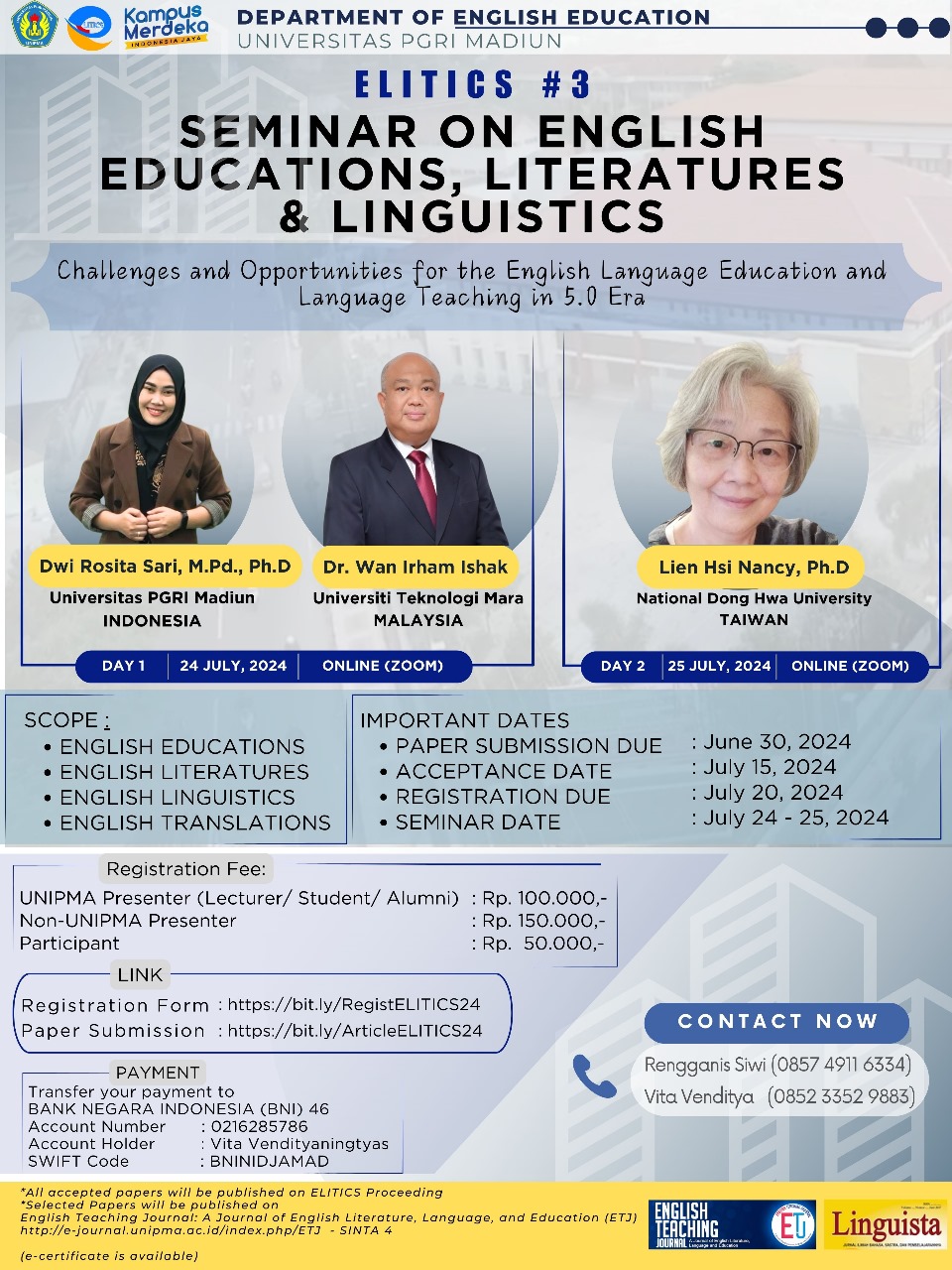 Program Studi Pendidikan Bahasa Inggris - Universitas PGRI MADIUN